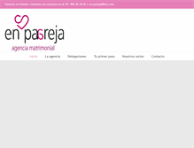 Tablet Screenshot of en-pareja.com